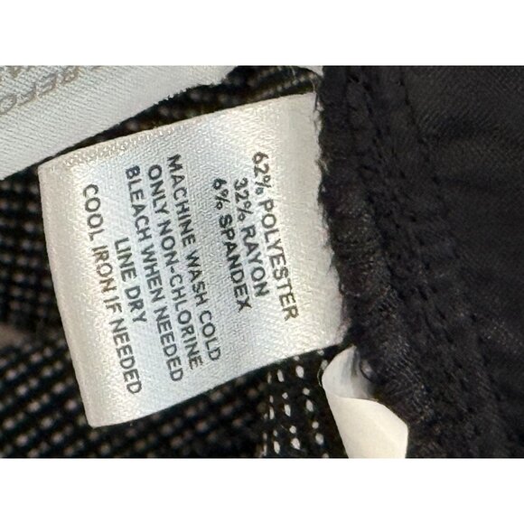 LOFT Marisa Skinny Pants Size 4 Black Ankle Zip Stretch Work Career - Picture 7 of 11